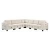 Walterboro Fabric 7 pc Sectional (9650NBE*7SC) image 1