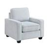 Gael Stationary Fabric Chair (9660GY-1) image 2