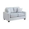 Gael Stationary Fabric Loveseat (9660GY-2) image 2