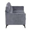 Tellot Stationary Fabric Loveseat (9733DGY-2) image 3