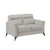 Tellot Stationary Fabric Loveseat (9733TAN-2) image 2