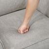 Tellot Stationary Fabric Loveseat (9733TAN-2) image 5