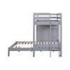 Sloane B2024GYLTF-1* Twin/Full Loft Bunk Bed with Chest and Hidden Desk image 4