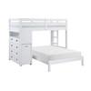 Sloane B2024WHLTF-1* Twin/Full Loft Bunk Bed with Chest and Hidden Desk image 1