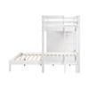 Sloane B2024WHLTF-1* Twin/Full Loft Bunk Bed with Chest and Hidden Desk image 4