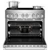 Cuisinière autoportante à induction de 36 pouces, 5,1 pi. cu. avec Wi-Fi (JPIFC736RM) image 3