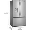 36-inch, 30 cu. ft. Freestanding French 3-Door Refrigerator with External Water and Ice Dispensing System (WRFF3536SZ) image 7