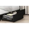 TDR01B Set of Two Underbed Storage Drawer - Black image 1