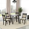 Conrad 5 pc Dinette (207-863BLK_5PC) image 1