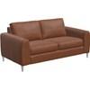 Causeuse fixe Atticus en cuir et aspect cuir (77325-03-SOLANA-AFRICA-MATCH) image 1