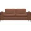 Causeuse fixe Atticus en cuir et aspect cuir (77325-03-SOLANA-AFRICA-MATCH) image 2