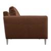 Causeuse fixe Atticus en cuir et aspect cuir (77325-03-SOLANA-AFRICA-MATCH) image 3