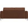 Causeuse fixe Atticus en cuir et aspect cuir (77325-03-SOLANA-AFRICA-MATCH) image 4