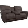 Cassian Power Reclining Leather Loveseat with Console (X49802 LB206279) image 1