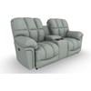 Lucas Reclining Fabric Loveseat with Console (L655RC7 18512B) image 1