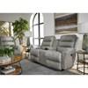 Oren Power Reclining Fabric Loveseat with Console (L675RQ4 25173) image 5