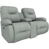 Brinley Power Reclining Fabric Loveseat with Console (L700RY4 18512B) image 1