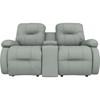Brinley Power Reclining Fabric Loveseat with Console (L700RY4 18512B) image 2