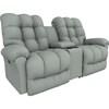 Corey Power Reclining Fabric Loveseat with Console (L715RY4 18512B) image 1