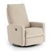 Calli Power Swivel Glider Fabric Recliner (1AP95 20619) image 1
