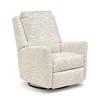 Heatherly Swivel Glider Fabric Recliner (1NI25 33519) image 1