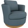 Tina Swivel Leather Match Chair (2998HBL 41362AL) image 1