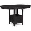 Oval Hartwell Counter Height Dining Table with Pedestal Base (2795BK-T-4260) image 1