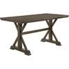 Hartwell Counter Height Dining Table with Pedestal Base (2837T-3671-BASE/2837T-3671-TOP) image 1
