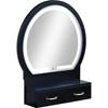 Cecilia 4-Drawer Vanity Set (4905SET-BK) image 5