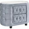 Natalia 2-Drawer Nightstand (5115GY-2) image 1