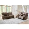 Beckley Place Power Reclining Leather Look Loveseat with Console (PC9180218) image 12