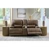 Beckley Place Power Reclining Leather Look Loveseat with Console (PC9180218) image 6
