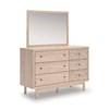 Arloster 6-Drawer Dresser with Mirror (PCB1566-221/PCB1566-36) image 1