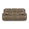 Glencroft Power Reclining Leather Match Sofa (PCU1240015) image 2