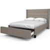 Elliane Twin Upholstered Platform Bed (Elliane HEL39+BKPDT Twin Upholstered Platform Bed) image 1
