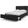 Ennis Full Upholstered Platform Bed (Ennis HEN54+BKPDF Full Upholstered Platform Bed) image 1