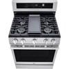 30-inch Smart Gas Range with Air Fry (LRGN6325X) image 2