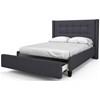 Floriann Twin Upholstered Platform Bed (Floriann HFL39+BKPDT Twin Upholstered Platform Bed) image 1