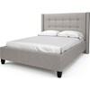 Floriann Full Upholstered Platform Bed (Floriann HFL54+BKPLWF Full Upholstered Platform Bed) image 1