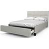 London King Upholstered Platform Bed (London HLO78+BKPDK King Upholstered Platform Bed) image 1