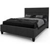 London Queen Upholstered Platform Bed (London HLO60+BKPLWQ Queen Upholstered Platform Bed) image 1