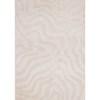 Luxe White Curvy Lines Rug, 7'10