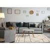 Talia Cream Black Geometric Lattice Design Rug, 5'3
