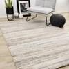 Marquis White Grey Orange Distressed Rug, 7'10