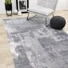 Emory Grey White Distressed Rug, 5'3