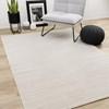 Ellington Beige Subtle Diamond Pattern Rug, 5'3