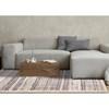 Swift Cream Taupe Distressed Lines Rug, 7'10