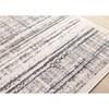 Swift Cream Taupe Distressed Lines Rug, 7'10
