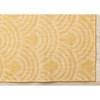 Bristol Reversible Yellow Taupe Rainbow Arch Pattern Rug, 7'10