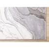 Emory Grey White Marble Design Rug, 6'7